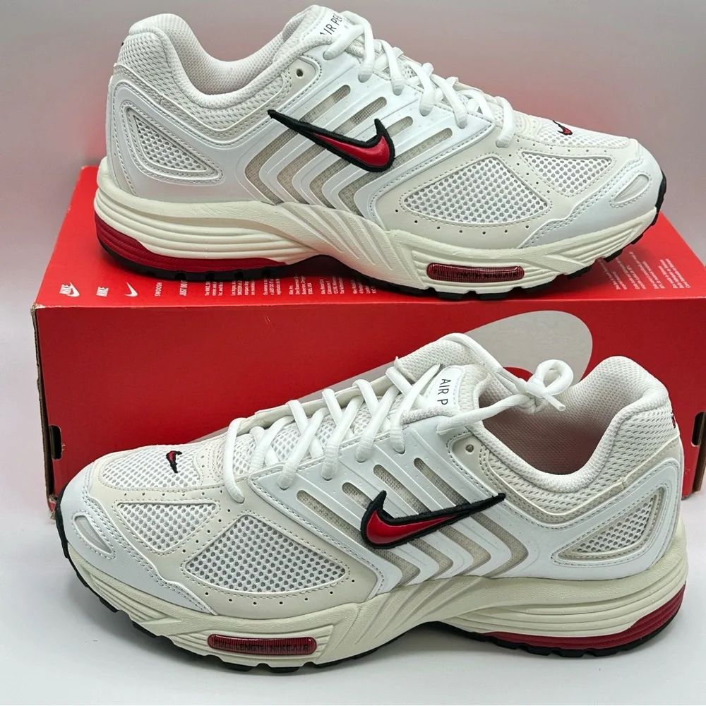 Women's Nike Air Peg 2K5 White/Gym Red-Phantom (FN7153 101) Size 10 - Picture 1 of 12